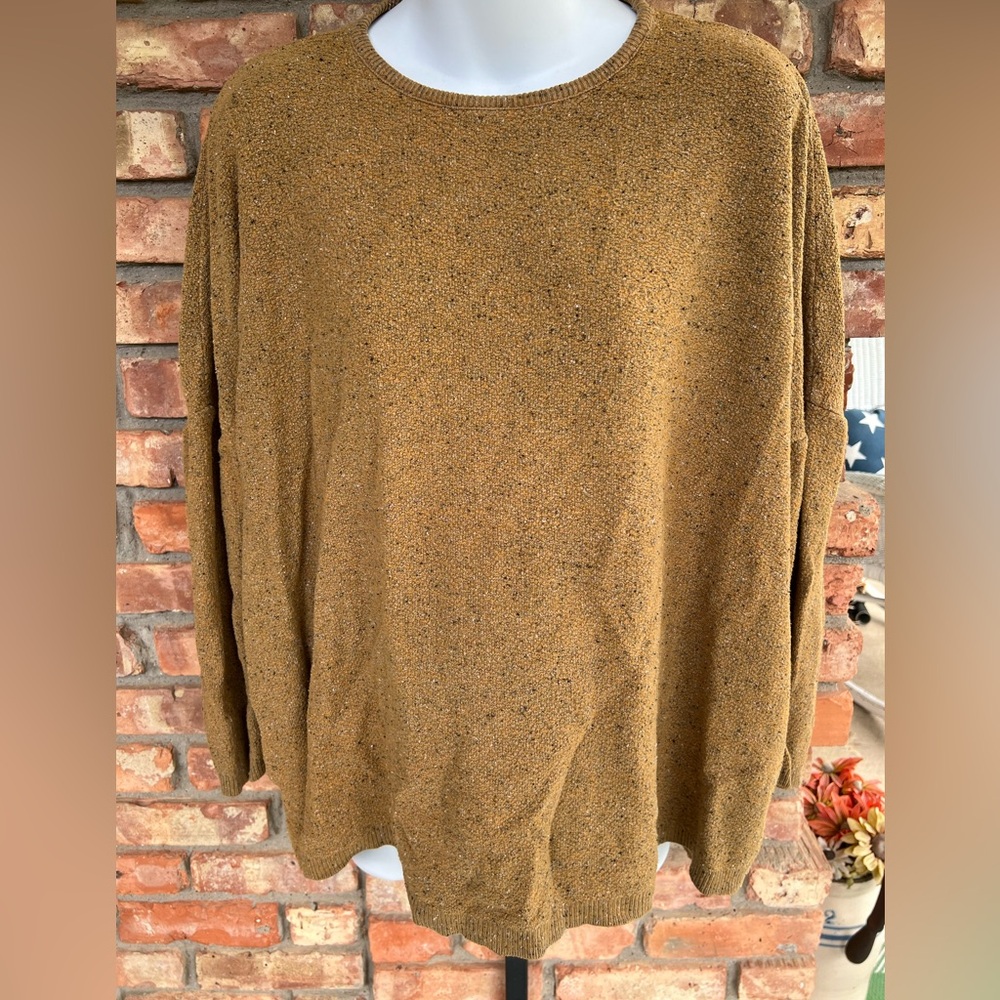 Stephanie Schuster for Princess Designs marled Carmel size 3 high low split seam